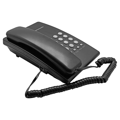 Panasonic KX TS400SX Integrated Corded Telephone System Black KHANI